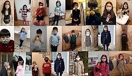 Valinin "Maskeni Tak, Güvende Kal" çağrısına çocuklardan cevap