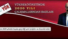 "Yeni YÖK" 2020 yılında da birçok yeni projeye imza attı