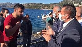 Yıkım yapılan köydeki vatandaşlardan CHP'li vekil Mürsel Alban'a sert tepki