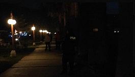 Ateş yakıp eğlenen gruba polis baskını