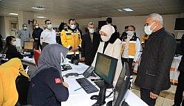 Başkan Güder, yeni yıla sahada çalışanlarla birlikte girdi