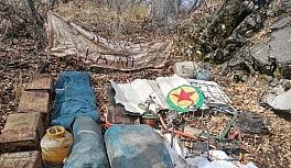 Bitlis'te 10 sığınak ile çok sayıda mühimmat ele geçirildi