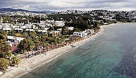 Bodrum sahillerinde sessizlik
