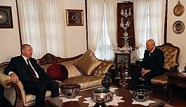 Cumhurbaşkanı Recep Tayyip Erdoğan, MHP Genel Başkanı Devlet Bahçeli'yi ziyaret ediyor.