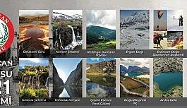 Erzincan'ın güzellikleri baro takviminde yer aldı