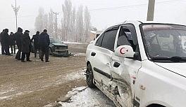 Horasan'da sis kazaya neden oldu