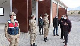 Kaymakam Kaptanoğlu, güvenlik güçlerini ziyaret etti