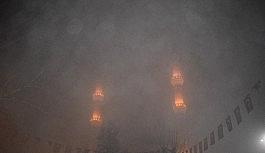 Malatya'da yoğun sis kartpostallık görüntüler oluşturdu