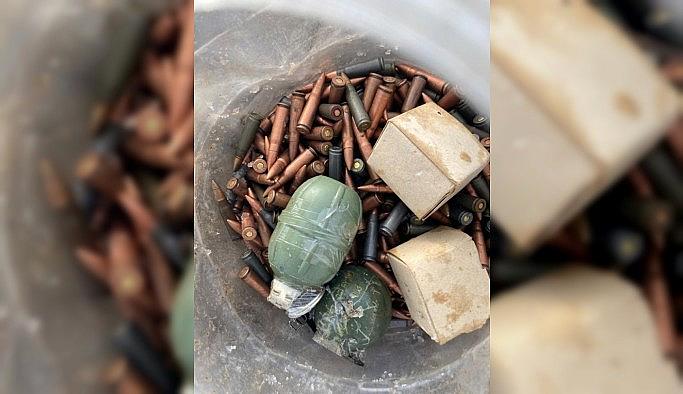 Muş'ta terör örgütüne ait mühimmat ele geçirildi