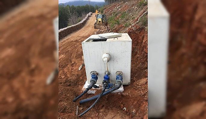 Yatağan'da içme suyu hat çalışmaları devam ediyor