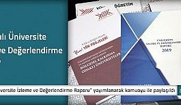 YÖK Başkanı Saraç: "Ülkemizdeki her bir üniversiteye ait '2019 Yılı Üniversite İzleme ve Değerlendirme Raporu'nu bugün yayınlandı"