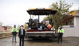 Olur’da Okullar Caddesi asfalt oluyor